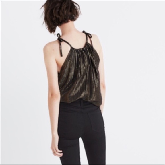 Madewell Metallic Striped Cami - Picture 8 of 8